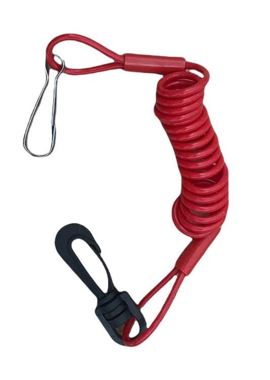 SEADOO DESS Key Replacement Repair Safety Lanyard Tether Cord SEA DOO SEA-DOO Red