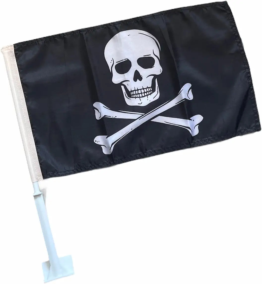 Bandera pirata con clip para ventana de Ford F150, F250, F350, Ranger Bronco