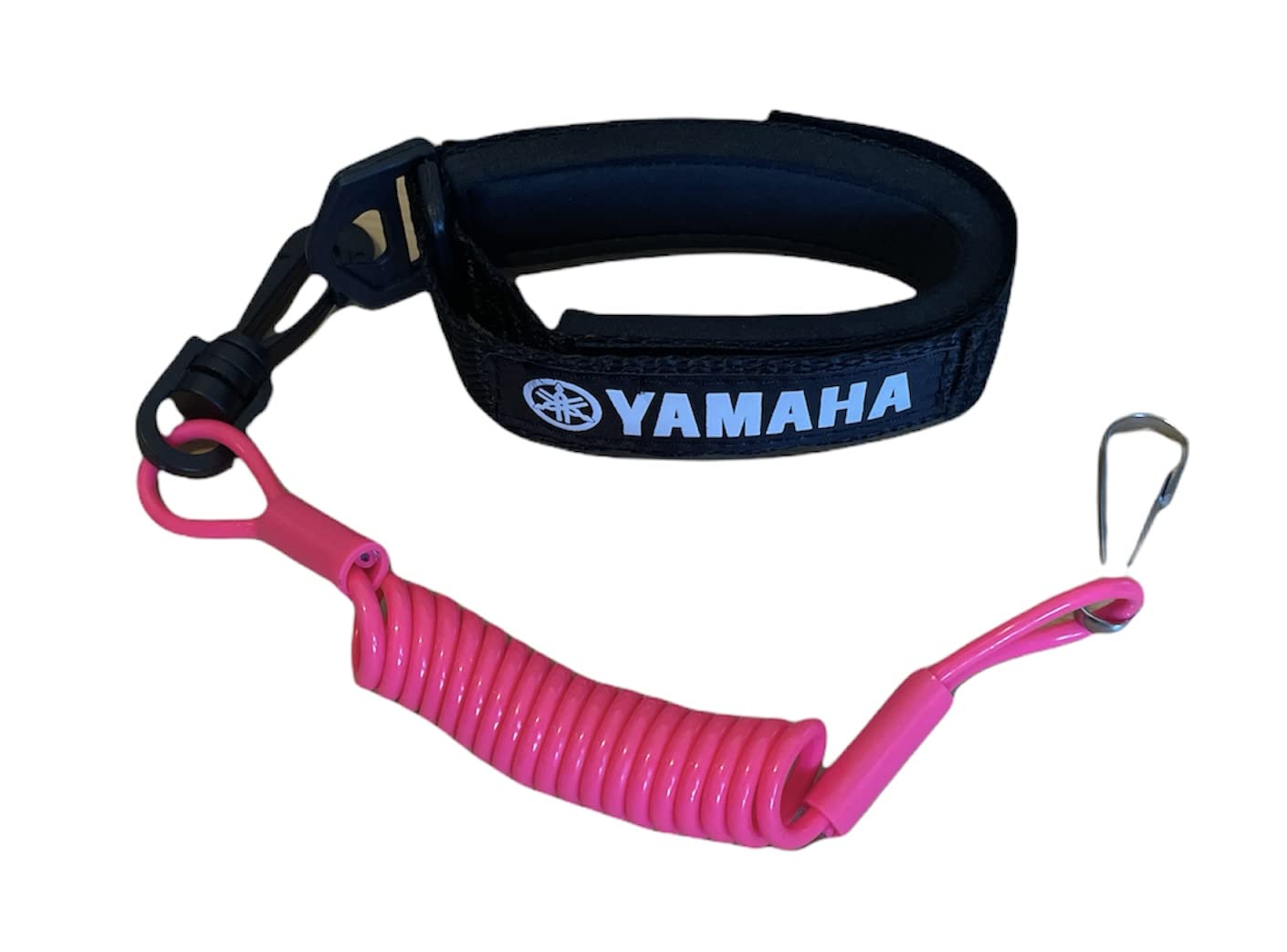 Yamaha Superjet SJ Waverunner GP XL VX VXR Raider LX SHO Replacement Lanyard & Whistle Wrist Band Black / Pink