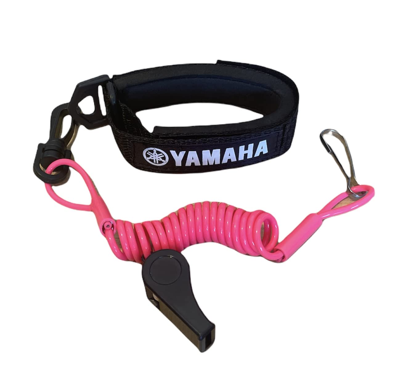 Yamaha FX VX Cruiser FZR SHO FX1 GP800 GP1200 GP1300 XL 1200 Replacement Lanyard & Whistle Wrist Band Black