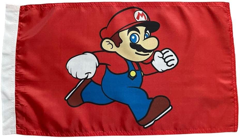 Wildcat Razr Teryx Rhino Big Red Mule 2 Part 7' Whip Flag Can-am RZR Mario