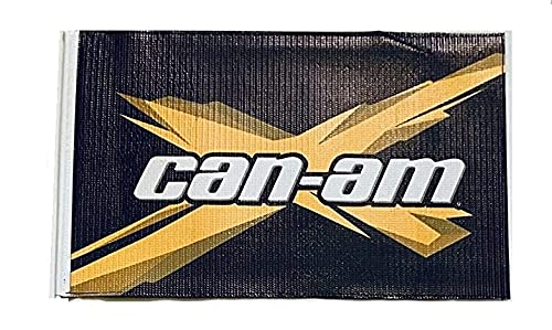 Canam Can Am Maverick X3 Polaris RZR 3.5' ATV Whip Flag Glamis Orange Heavy Duty Flag