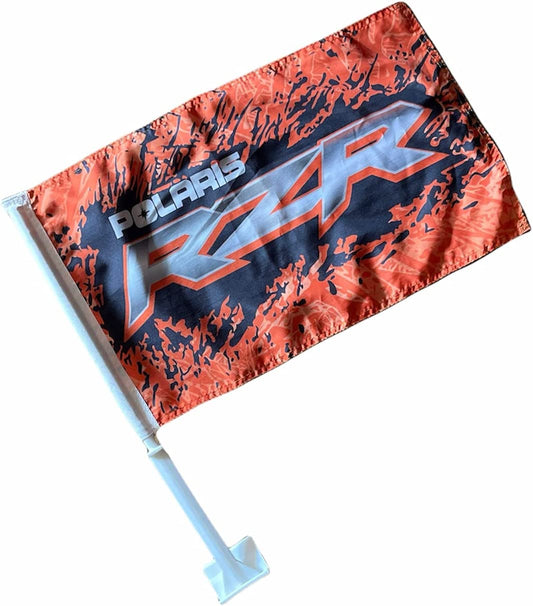 Bandera para ventana con clip para Ford, Dodge, Chrysler, GMC, Nissan, Toyota, Polaris, RZR