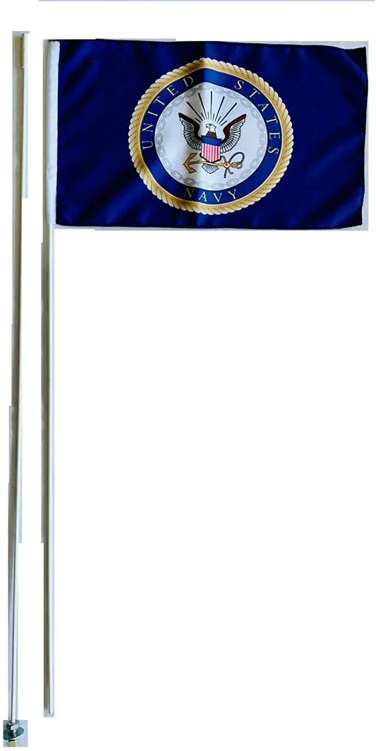 JLP Raptor Warrior Banshee YFZ450 Blaster 2 Part 7' ATV Whip Flag Can-am Navy