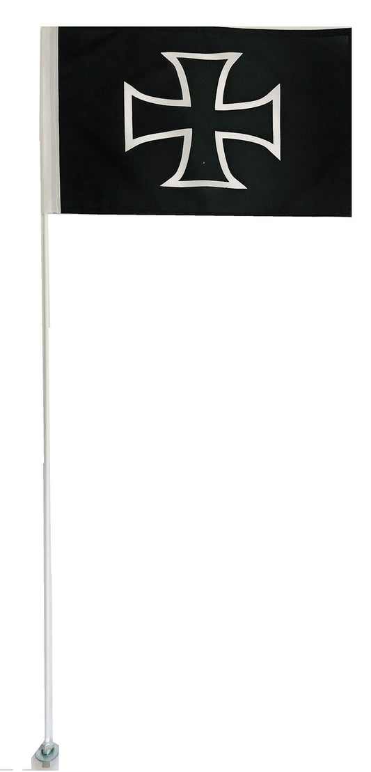 JLP Silverado Sierra Raptor Tacoma Tundra Flexible 3.5' ATV Whip Flag Glamis Dunes Iron Cross