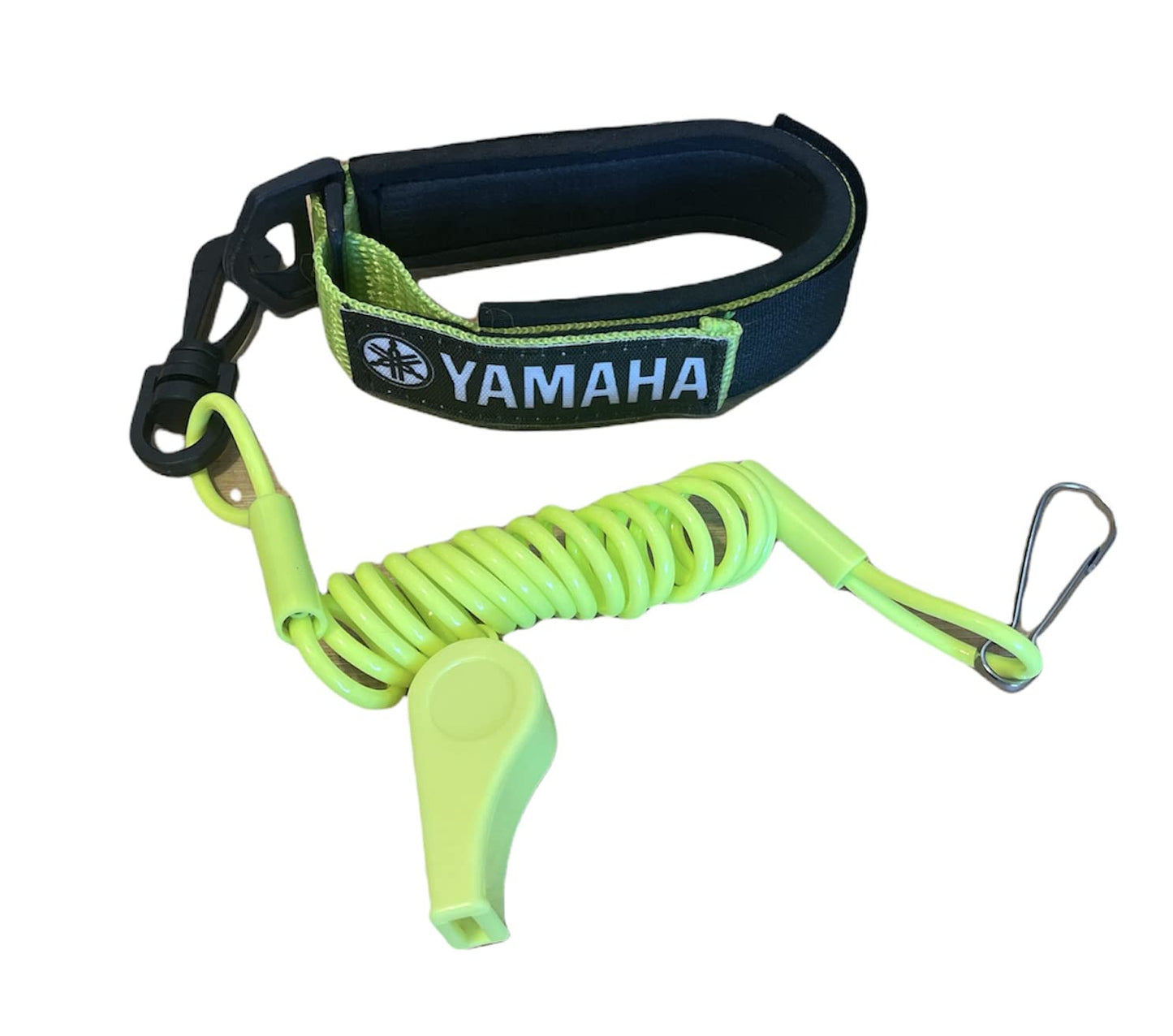 Yamaha Superjet SJ Waverunner GP XL VX VXR Raider LX SHO Replacement Lanyard & Whistle Wrist Band Neon Green