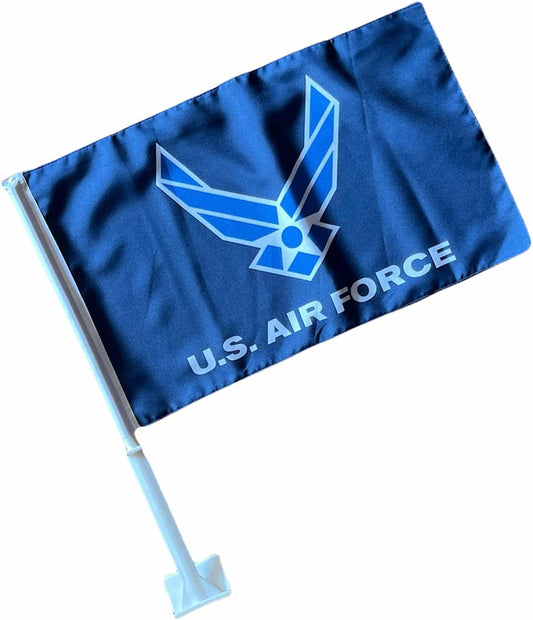 Bandera con clip para ventana de Ford F150, F250, F350, Ranger Bronco, Fuerza Aérea de EE. UU.