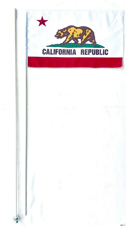JLP Raptor Warrior Banshee YFZ450 Blaster 2 Part 7' ATV Whip Flag California