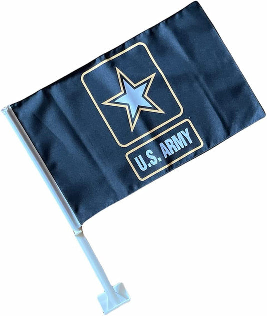 Bandera con clip para ventana del ejército de EE. UU. para Ford F150, F250, F350, Ranger Bronco