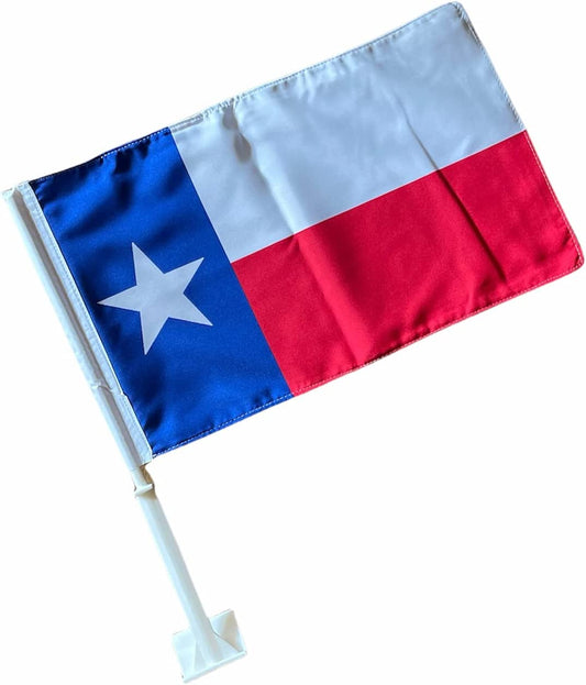 Bandera de Texas con clip para ventana para Ford, Dodge, Chrysler, GMC, Nissan y Toyota