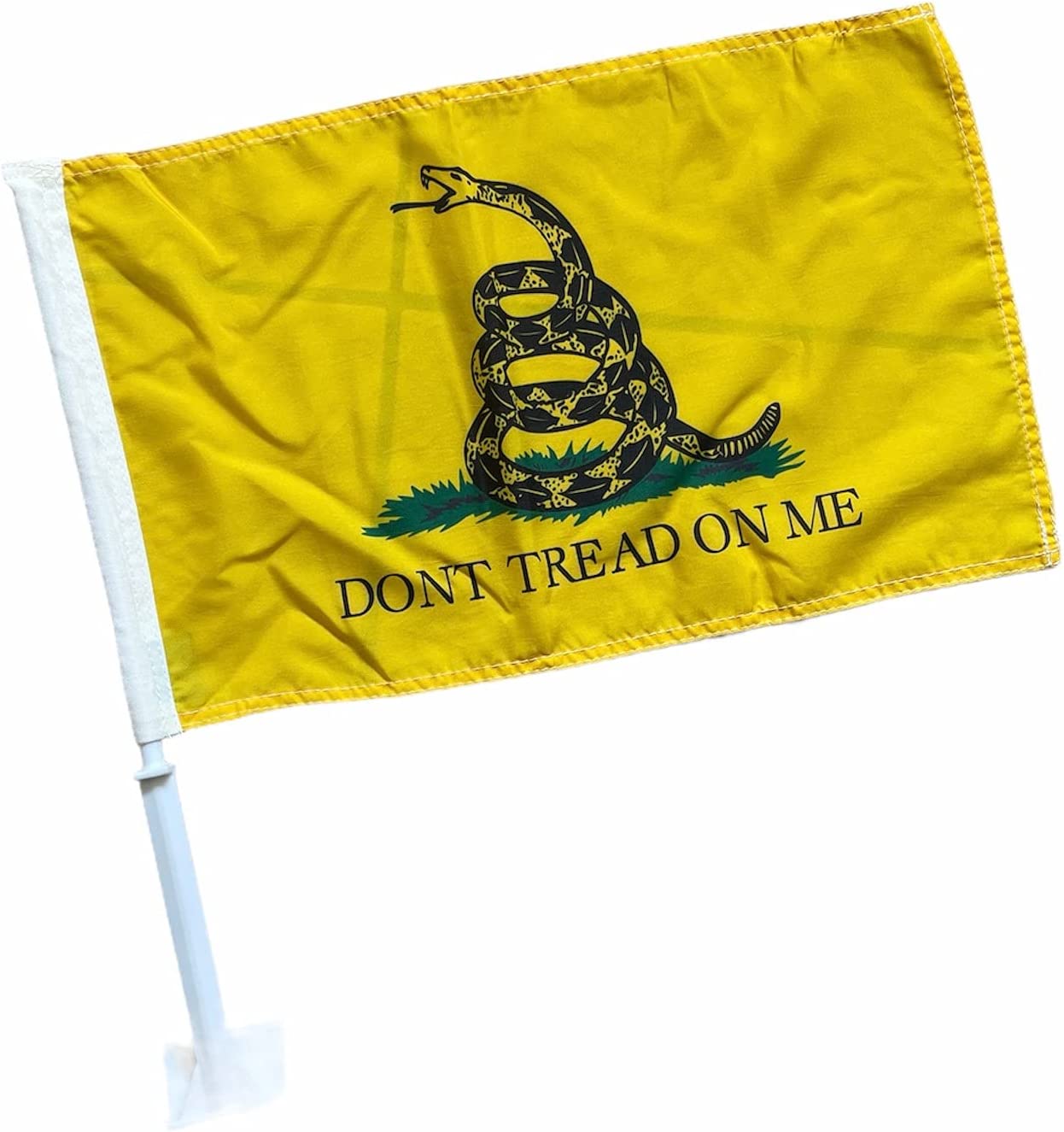 Car Window Clip on Flag Dont Tread On Me