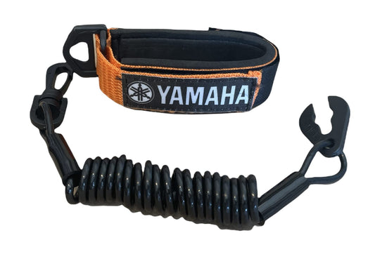 Yamaha VX FX SHO SVHO V1 Cruiser Sport VXR VXS SJ Superjet Replacement Lanyard Wrist Band Orange / black