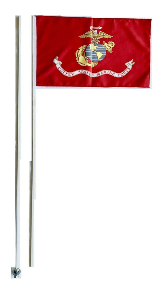 JLP Wildcat Razr Teryx Rhino Big Red Mule 2 Part 7' Whip Flag Can-am Marines