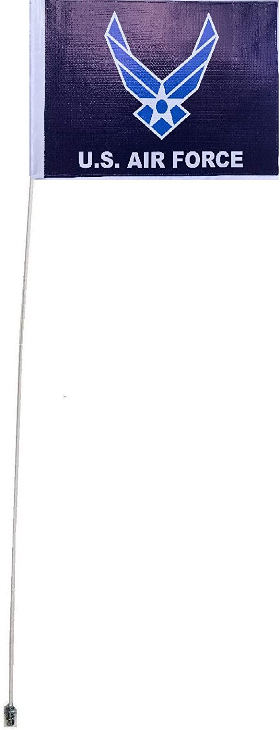 JLP Can Am Air Force Maverick X3 Polaris RZR 6' ATV Whip Heavy Duty Flag