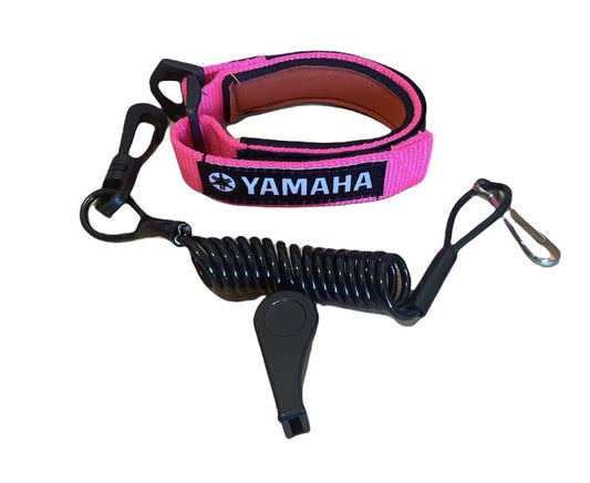 Yamaha VX FX SHO SVHO V1 Cruiser Sport VXR VXS SJ Superjet Replacement Lanyard & Whistle Wrist Band Pink/Black