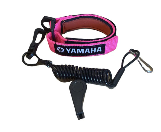 Yamaha Superjet SJ Waverunner GP XL VX VXR Raider LX SHO Replacement Lanyard & Whistle Wrist Band Pink/Black