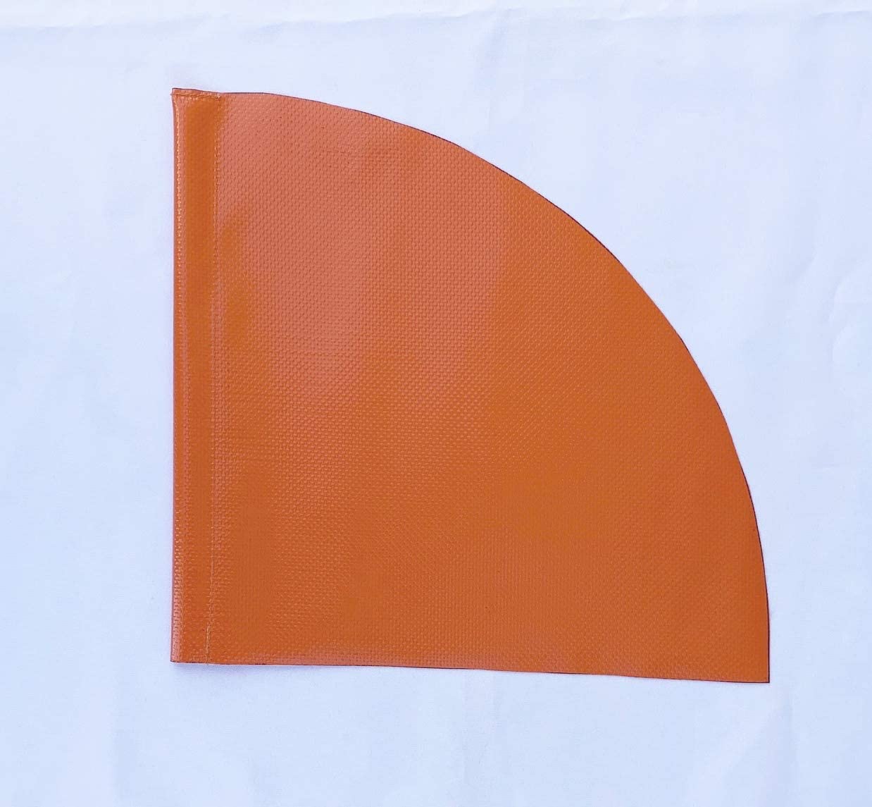 JLP Maverick X3 Polaris Yamaha 2 Part 7' Whip Quarter of Circle Orange Heavy Duty Flag