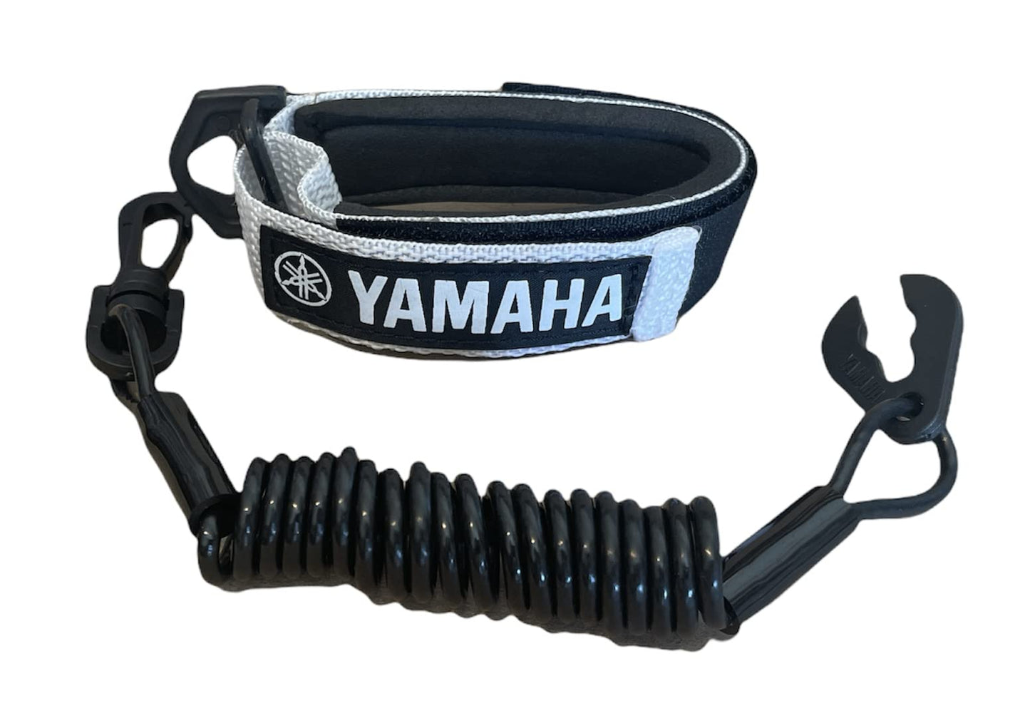 Yamaha Superjet SJ Waverunner GP XL VX VXR Raider LX SHO Replacement Lanyard Wrist Band Silver / Black