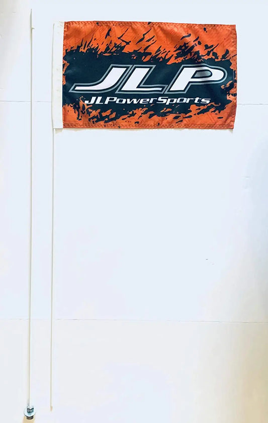 JLP Raptor TRX KFZ LTZ Banshee YFZ Flexible 2 Part 7' Whip Flag Glamis
