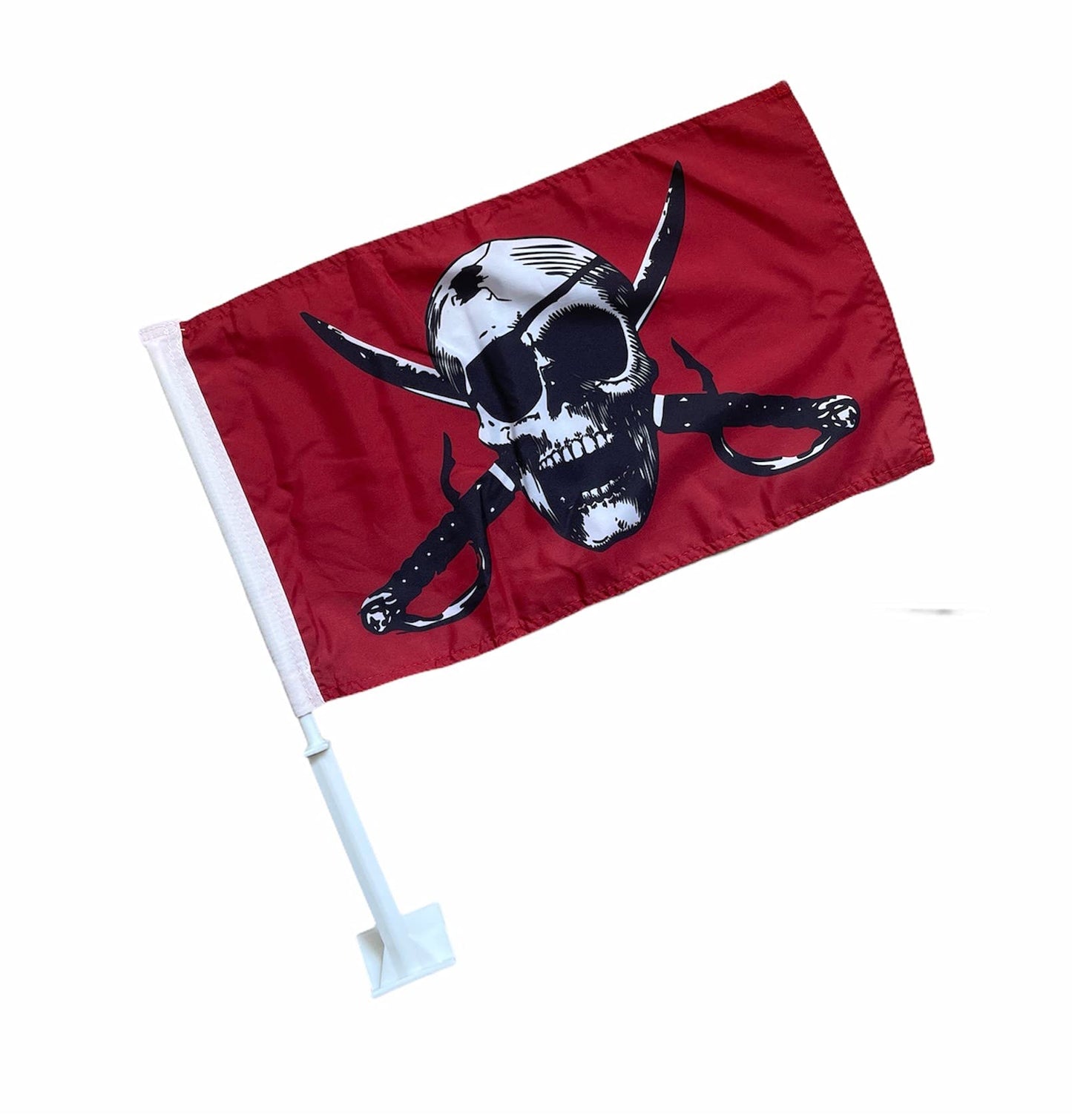 Car Window Clip on Flag Dukes of Hazzard Pirate