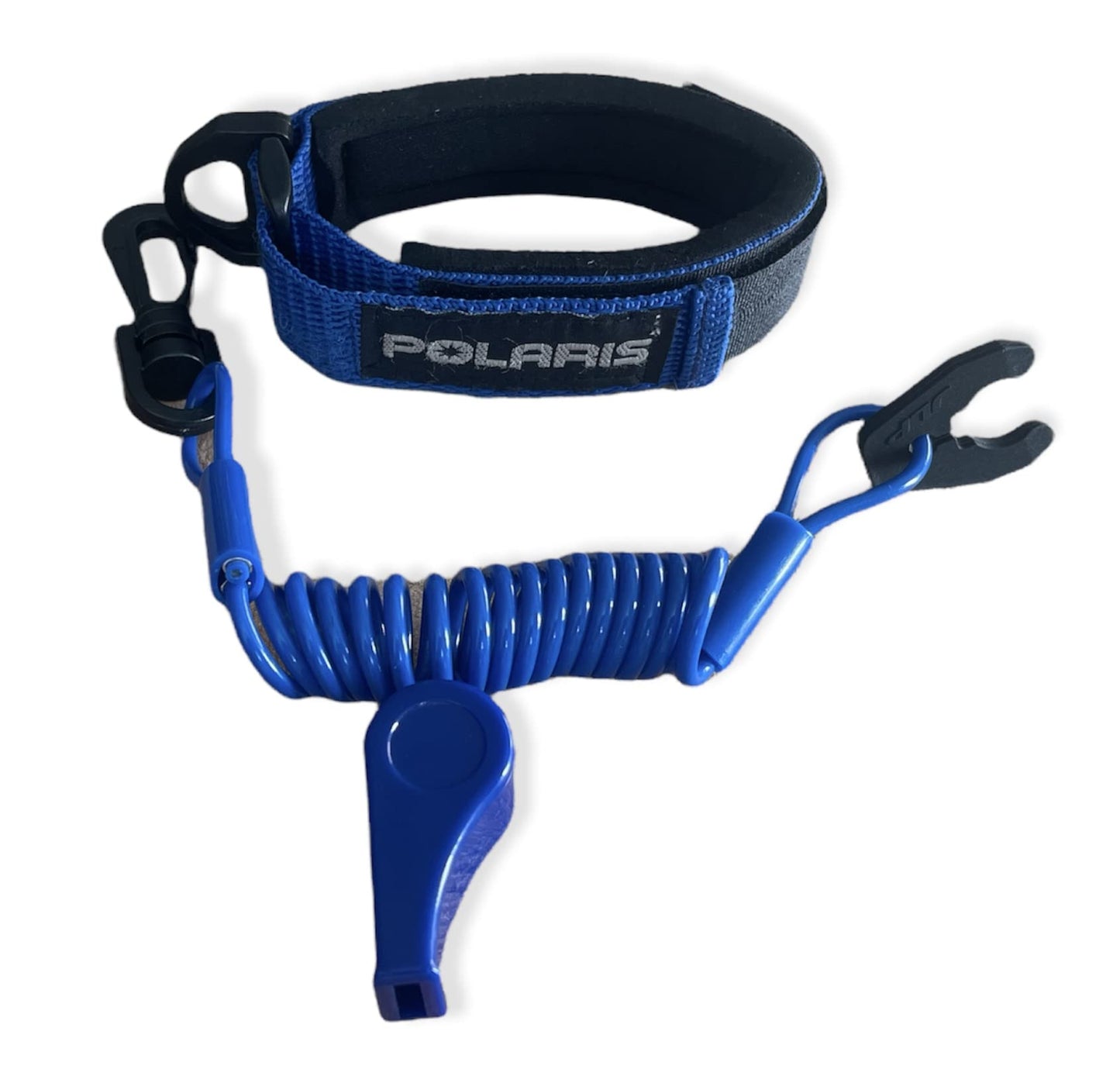 Polaris SL SLT SLTX Virage Octane MSX All Models Whitstle Wrist Band & Lanyard Blue