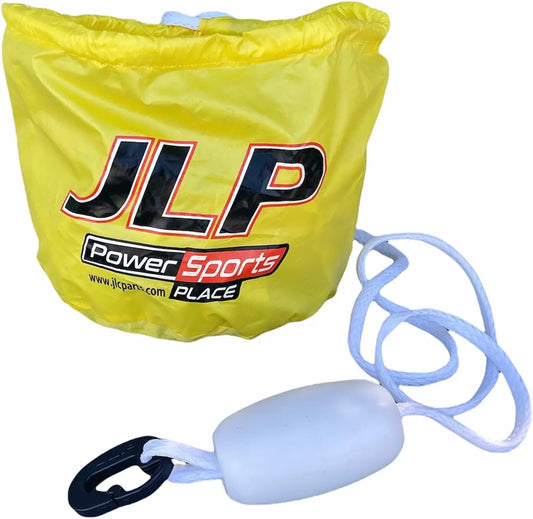 BOTE PEQUEÑO CON REMOS PARA PESCA, ALUMINIO, MENOS DE 15 PIES, ANCLA, BOLSA, CUERDA, KIT DE FLOTADOR, AMARILLO