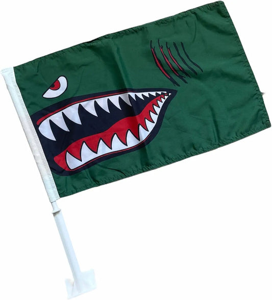 Bandera con clip para Silverado S10, Blazer Tahoe, Suburban, GMC Sierra, tigre volador