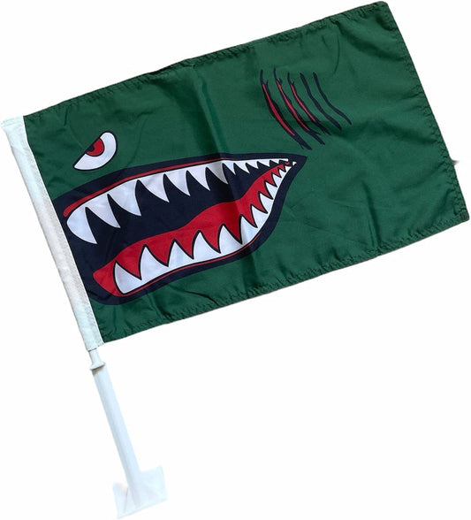 Bandera con clip para ventana de Ford F150, F250, F350, Ranger Bronco, con tigre ondeando