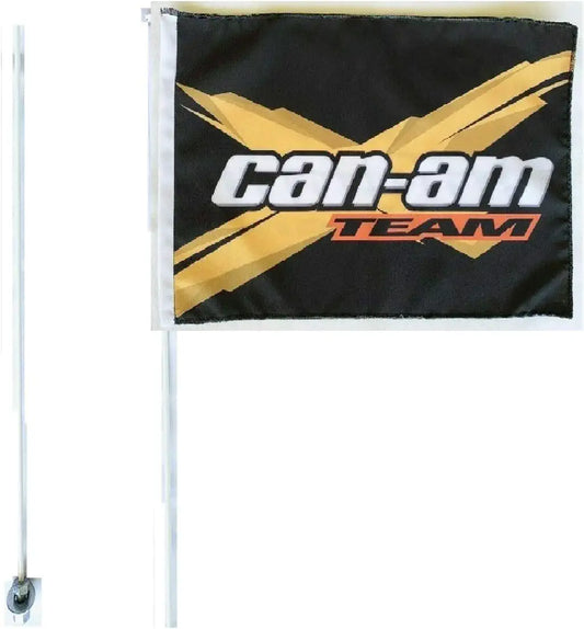 Bandera tipo látigo de 7 pies de la marca JLP Can Am Maverick X3 Polaris RZR YXZ1000 de 2 piezas