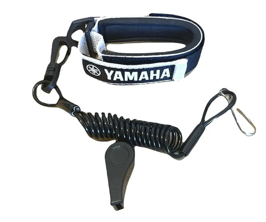 Yamaha FX VX Cruiser FZR SHO FX1 GP800 GP1200 GP1300 XL 1200 Replacement Lanyard & Whistle Wrist Band White