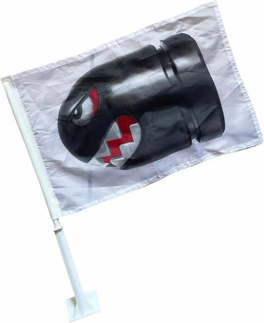 SUMINISTROS PARA CONCESIONARIOS DE AUTOMÓVILES Venta de banderas con clip para ventanillas de autos Bullet Bill
