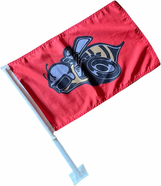 Clip para ventana de coche con bandera Dodge Rumblebee Rumble Bee