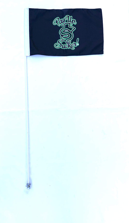 JLP Wildcat RAZR TERYX Rhino Big Red Mule 3.5' ATV Whip Flag Glamis Flag