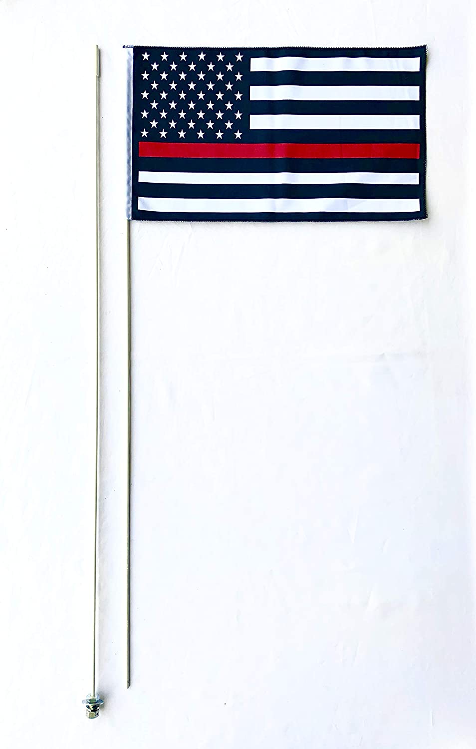 JLP Can Am Maverick Polaris Yamaha YXZ1000 2 Part 7' Whip Thin Red Line Flag