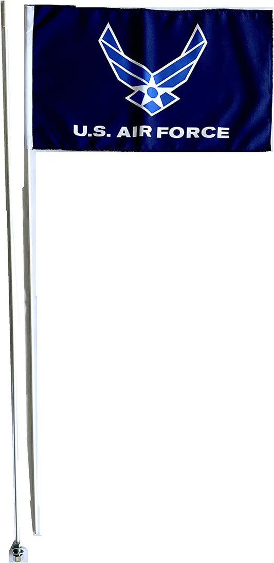 JLP Raptor Warrior Banshee YFZ450 Blaster 2 Part 7' Whip Flag Air Force