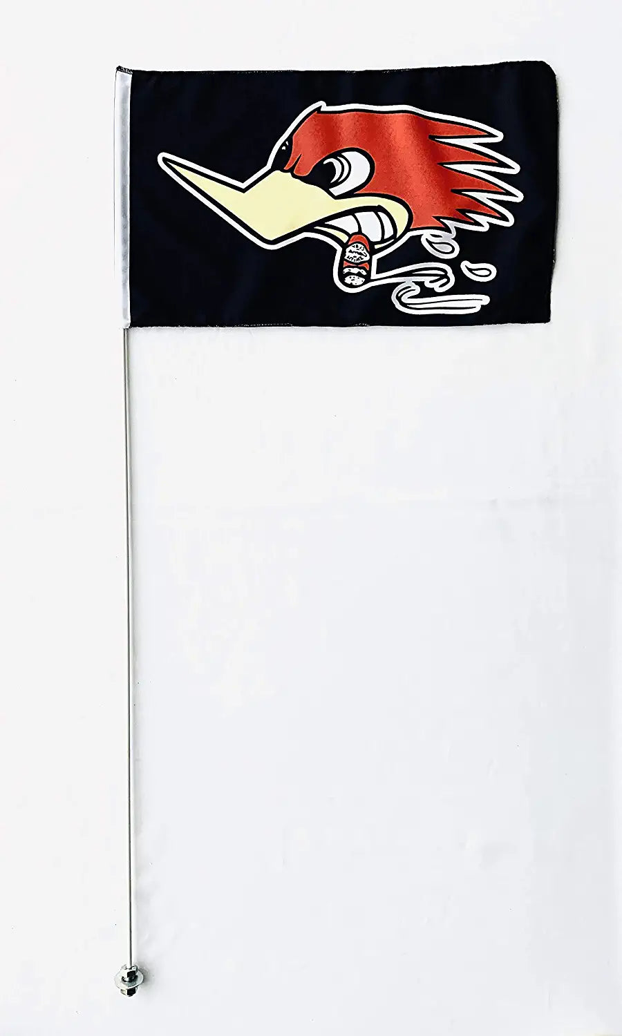 JLP Wild Woody Woodpecker Big Red Mule 6' ATV Whip Flag