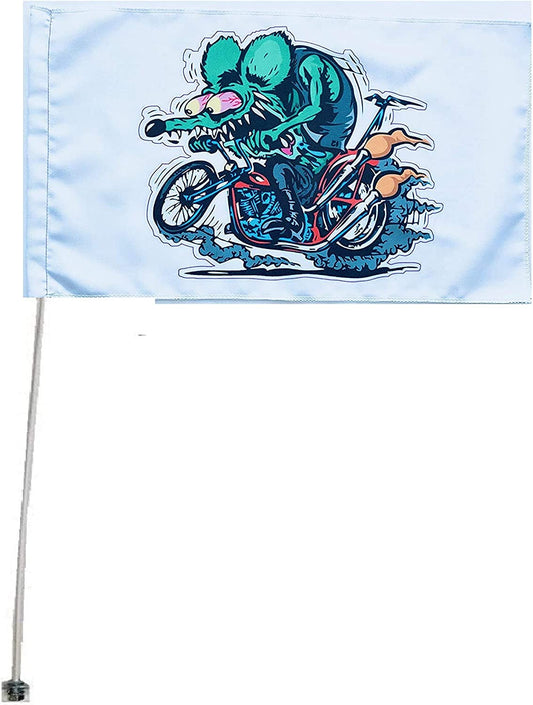 JLP LTZ400 LTR450 LTZ50 LTZ90 King Quad LT80 Quadsport Ozark 3.5' Whip Rat Fink