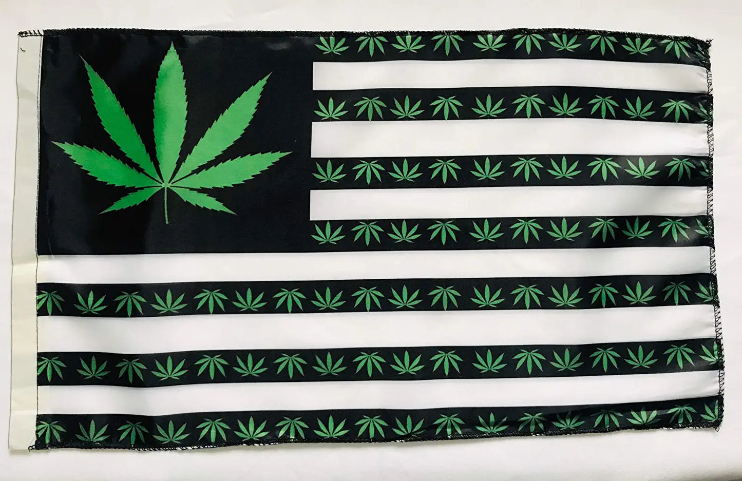 RV Toy Hauler Trailer Motor Home Coach 5TH Marijuana Leaves Flag