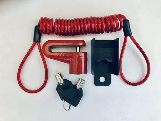 JLP Disk Lock & Reminder Brake Accessories Minder Cable Reminder Suzuki Hayabusa GSXR Boulevard