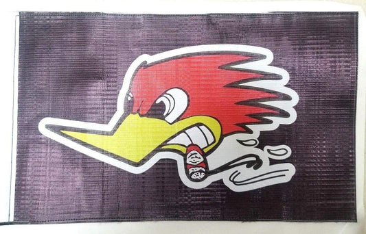 JLP Woody Woodpecker Crossroads Caravan Westfalia Airstream Flag Heavy Duty Material