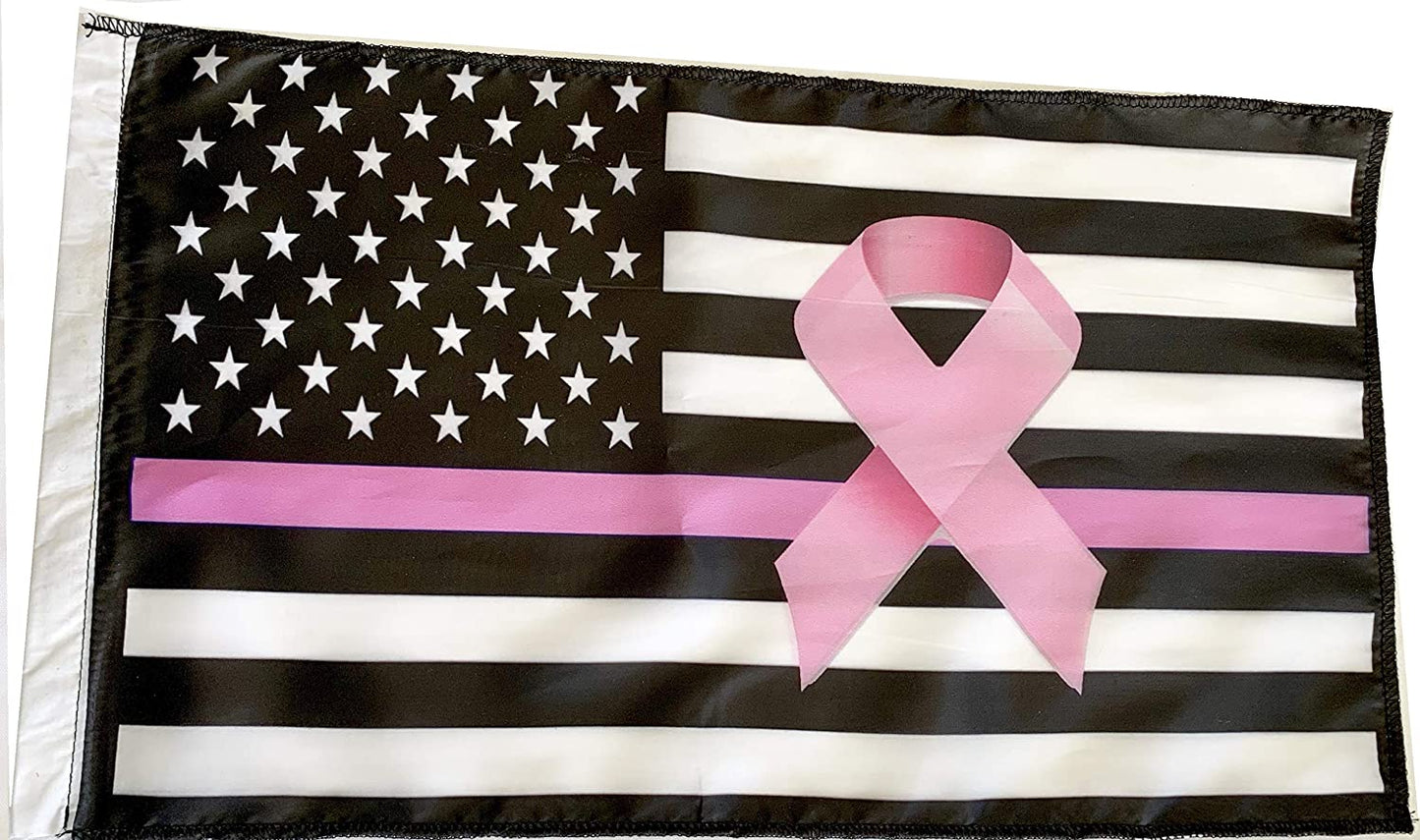 JLP Breast Cancer Awareness Plymouth Pontiac AMC Oldsmobile Dodge Flag