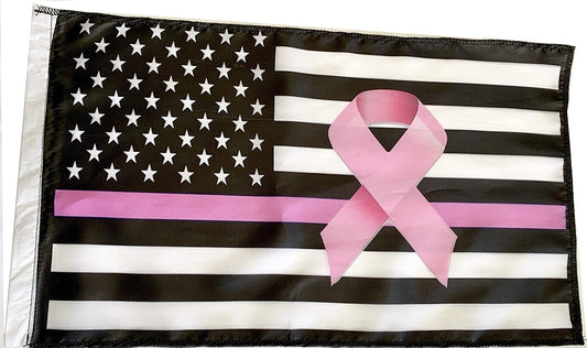 JLP Breast Cancer Awareness Plymouth Pontiac AMC Oldsmobile Dodge Flag
