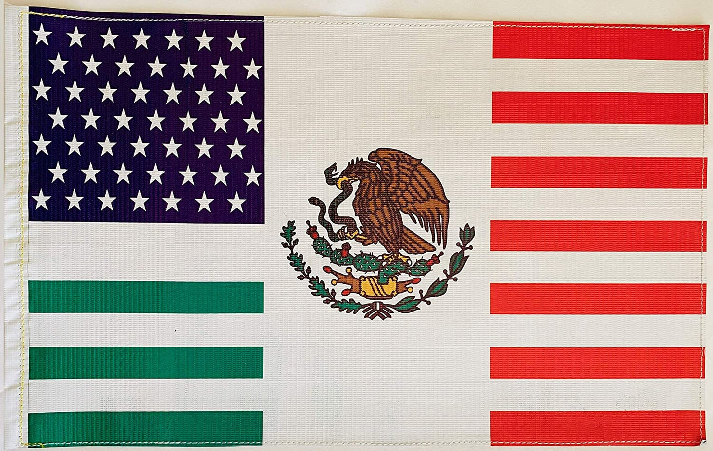 Látigo flexible para vehículos todo terreno JLP Raptor Tacoma Tundra de 3,5 pies con bandera de la amistad de EE. UU. y México, resistente