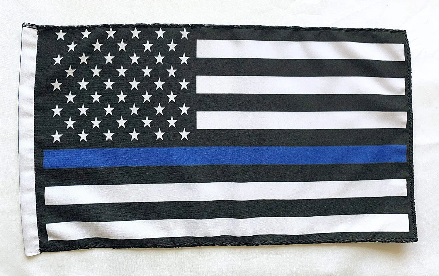 JLP 6 Ft tall 1/4 In pole 12x19 American Police Polaris Flexible Whip Flag Glamis Dunes