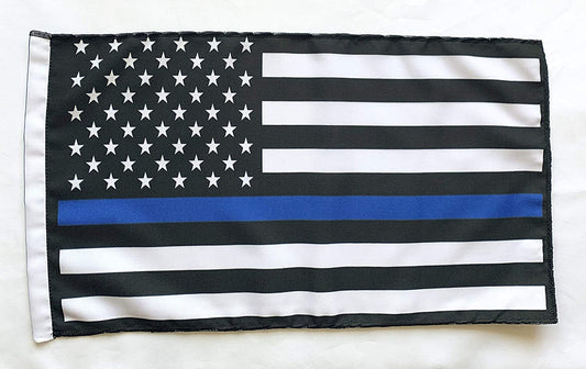RV Toy Hauler Trailer 5TH Wheel Off Road American Police Camper Flag Blue Line