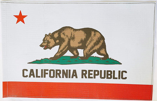 JLP Winnebago Safari Crossroads Caravan Westfalia Airstream CA Flag Heavy Duty Material